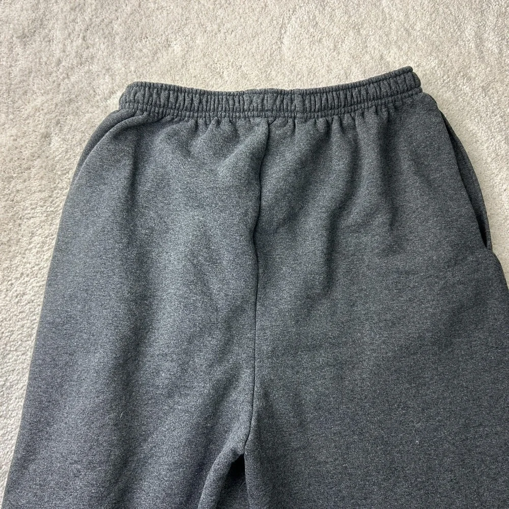 Champion Pants Mens Large Gray Fleece Sweatpants Joggers Drawstring Pockets‎